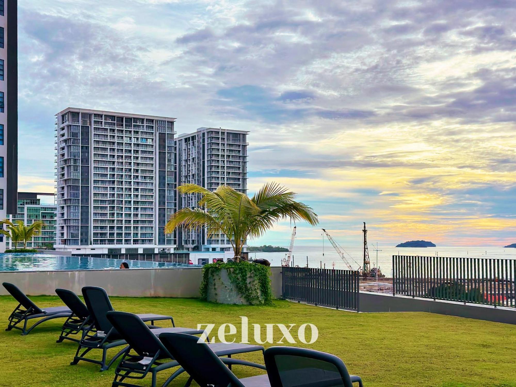 #5 Jesselton Quay City Pads Seaview By Zeluxo 코타키나발루 외부 사진